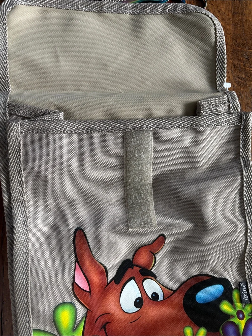 Scooby-Doo 2000 Axius Cartoon Network Beige Snack or Lunch Bag
